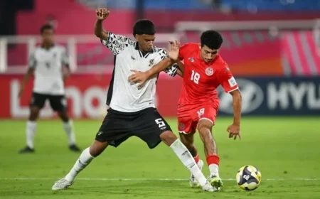 Tunisia Defeats Fiji 6-0 in FIFA U-17 World Cup Debut