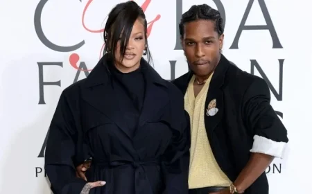 A$AP Rocky and Rihanna Shine at 2025 CFDA Style Icon Award Ceremony