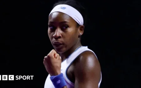 Coco Gauff Advances in WTA Finals After Defeating Jasmine Paolini