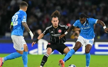 Napoli vs Eintracht: Elmas Starts, Gutierrez Positioned on Left