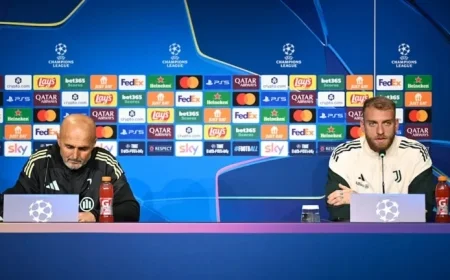 Spalletti and Di Gregorio Eager for Sporting Showdown