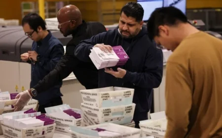 New Jersey Bomb Threats, Trump Warnings Highlight Final Voting Day