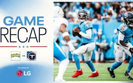 Titans Fall to Chargers in Tight 27-20 Showdown