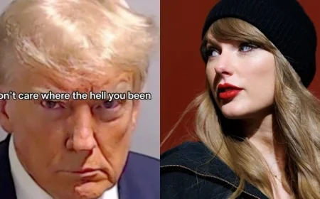 Trump Features Taylor Swift’s ‘The Fate of Ophelia’ in TikTok Video