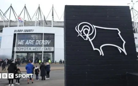 Derby County Reports £11.3m Loss for Championship Season
