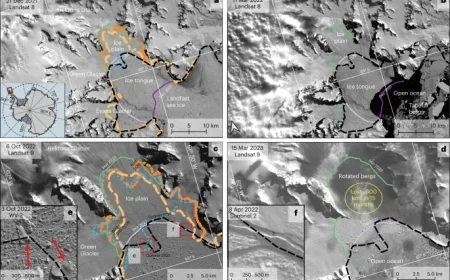 Glacier Retreat Accelerates Due to Ice Plain Calving Process