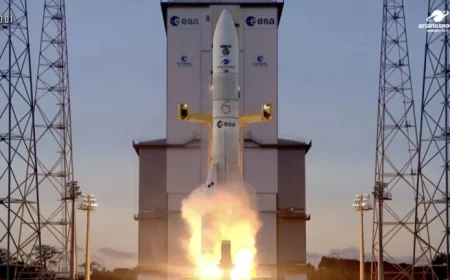 Ariane 6 Rocket Launches Sentinel-1D Earth Observation Satellite to Orbit