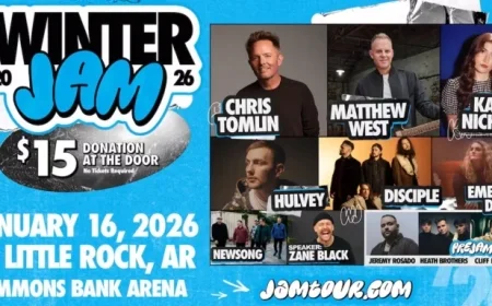 Chris Tomlin, Matthew West Lead Winter Jam Show in Arkansas