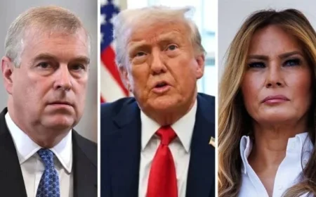 Trump Reacts to Prince Andrew’s Title Removal