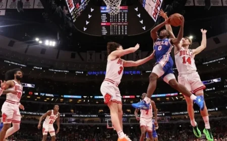 Sixers Begin Back-to-Back Series Against Bulls in Chicago