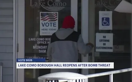 Bomb Threats Close NJ Polling Places; Juvenile Arrested in North Brunswick