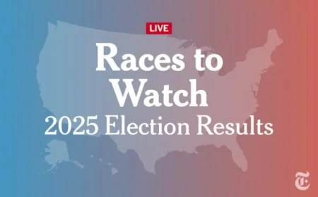 Key 2025 Election Races: New York, Virginia, New Jersey, California
