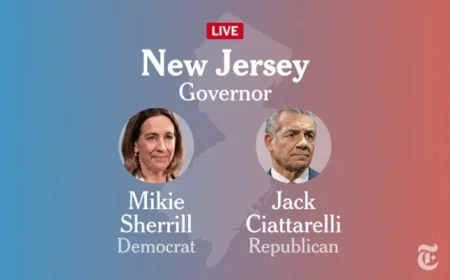2025 New Jersey Governor Race: Ciattarelli vs. Sherrill Results