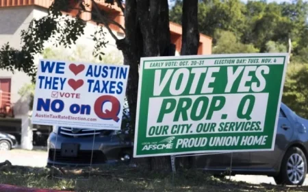 Austin Voters Decide on City-Backed Property Tax Increase in Prop Q Vote