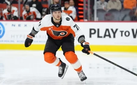 Flyers Place Tyson Foerster on Injured Reserve for Lower-Body Injury
