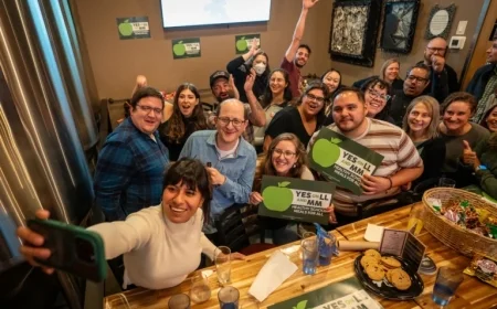 Propositions MM and LL Supporters Celebrate Victory