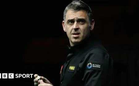 Ronnie O’Sullivan Falls to Jack Lisowski in China Championship Third Round