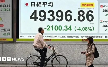 Tech Stocks Plunge Amid AI Bubble Concerns