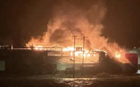Fire Destroys St. Mary’s Fish Plant Amid Hurricane-Force Winds