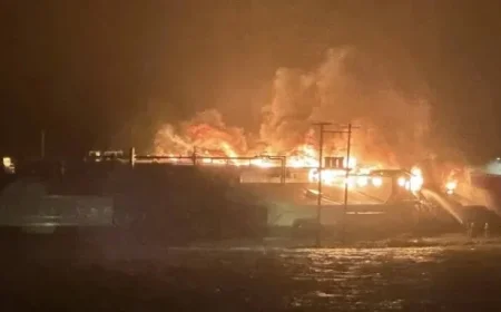 Fire Devastates St. Mary’s Fish Plant