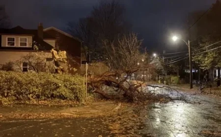 Powerful Fall Storm Hits Island with Hurricane-Force Winds Persisting Today
