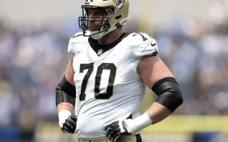 Chargers Acquire Offensive Lineman Trevor Penning in Trade with Saints