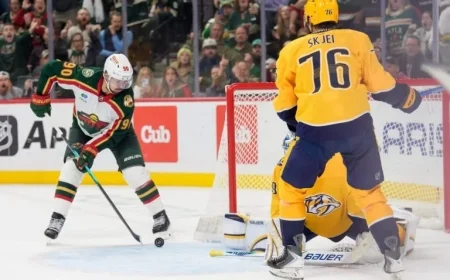 Marcus Johansson’s Unusual OT Goal Secures Wild’s Victory