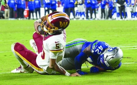 Jayden Daniels arm injury: Commanders QB sustains dislocated left elbow, timetable still to be determined