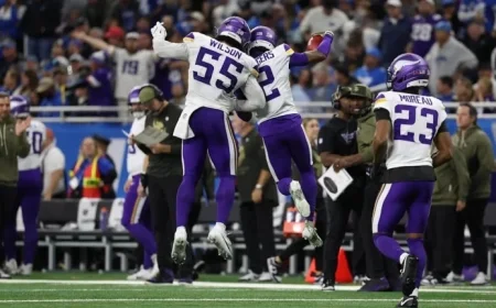 Vikings Rise After Defeating Detroit