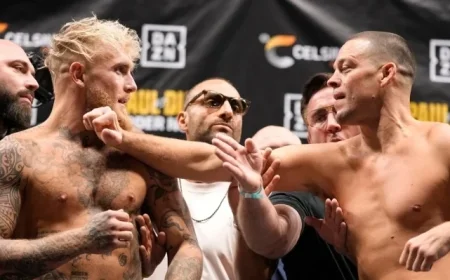 Nate Diaz Accepts Rematch Challenge from Jake Paul