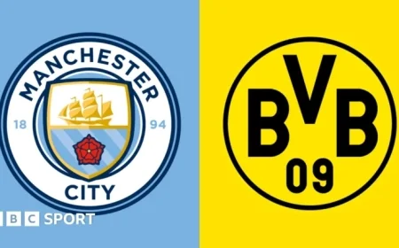 Manchester City Faces Borussia Dortmund: UEFA Champions League Stats & History