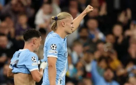 Live: Manchester City Faces Borussia Dortmund in Champions League Clash Today