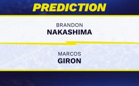 Brandon Nakashima vs. Marcos Giron: 2025 ATP Athens Predictions & Odds