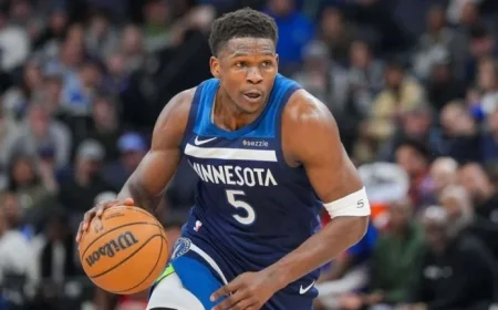 Anthony Edwards Returns for Wolves Against Knicks After Hamstring Recovery