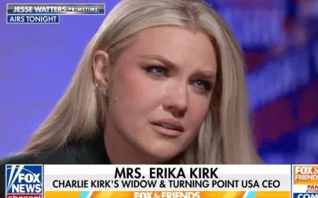 Erika Kirk Speaks Out in First TV Interview Post-Husband’s Assassination