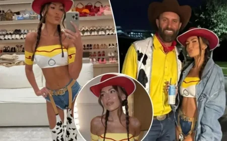 Paulina Gretzky and Dustin Johnson Reveal ‘Toy Story’ Halloween Costumes in Photos