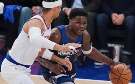 Anthony Edwards Returns, But Knicks Rout Wolves 137-114