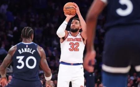 Knicks Dominate Wolves as KAT Reacts to Trade Shocker