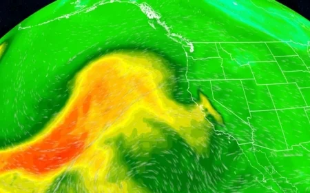 Atmospheric River Strikes Pacific Northwest