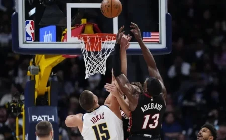 Bam Adebayo Injured as Heat Struggle Against Nikola Jokic and Nuggets