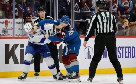 Landeskog Dominates Tampa Bay Game with Captain’s Leadership (+)