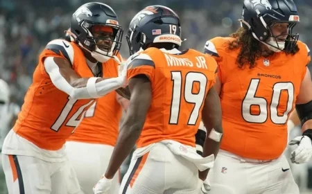 Broncos Exclude Wide Receiver Marvin Mims from Week 10 Raiders Clash