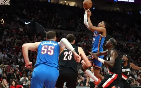 Trail Blazers Defeat Thunder, Ending NBA’s Last Undefeated Streak