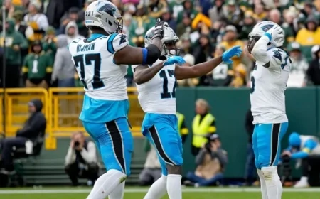 Panthers’ Dowdle Fined for Controversial Celebration Against Packers