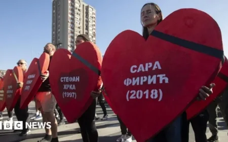 Serbia’s Anger Persists One Year After Train Station Tragedy