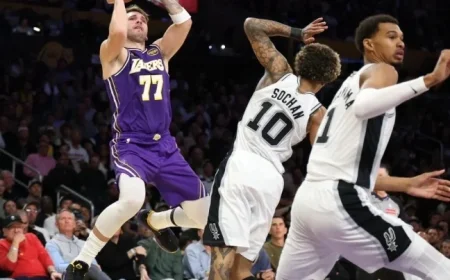 Luka Doncic Drops 35 Points in Lakers’ Foul-Filled Victory Over Spurs