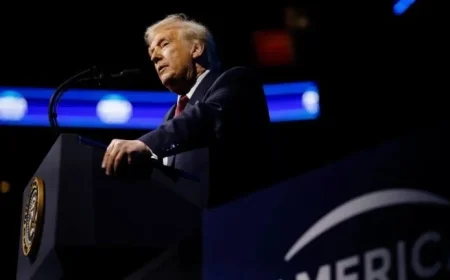 Trump Urges GOP to Highlight Economic Successes in Miami, Despite Frequent Diversions