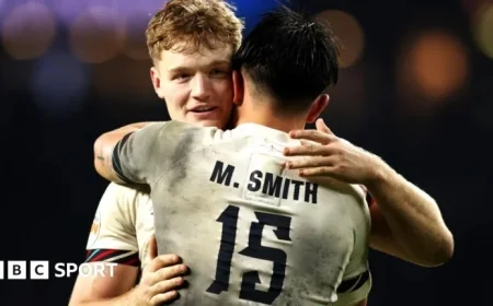 Smith Starts as England Face Fiji; Itoje on Bench