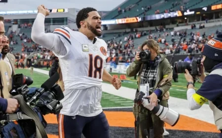 Caleb Williams Thriving with Progress, Set for Continued Success