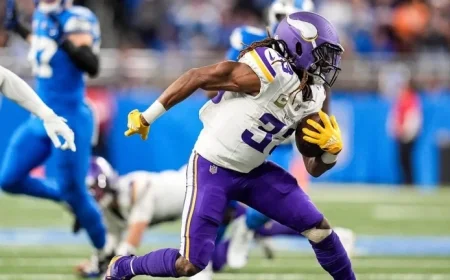 Vikings List Five Injuries on Report Before Facing Ravens